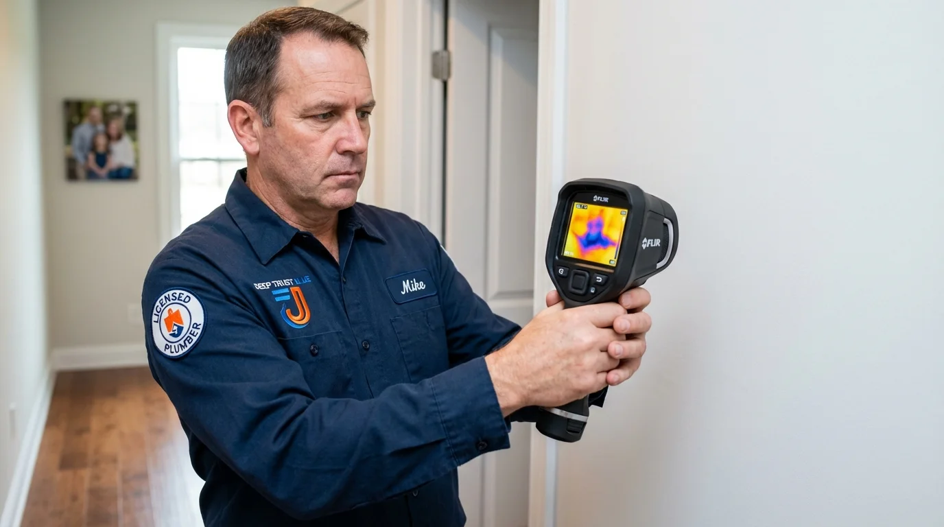 Thermal imaging leak detection by Johns Plumbing LLC in Hyden